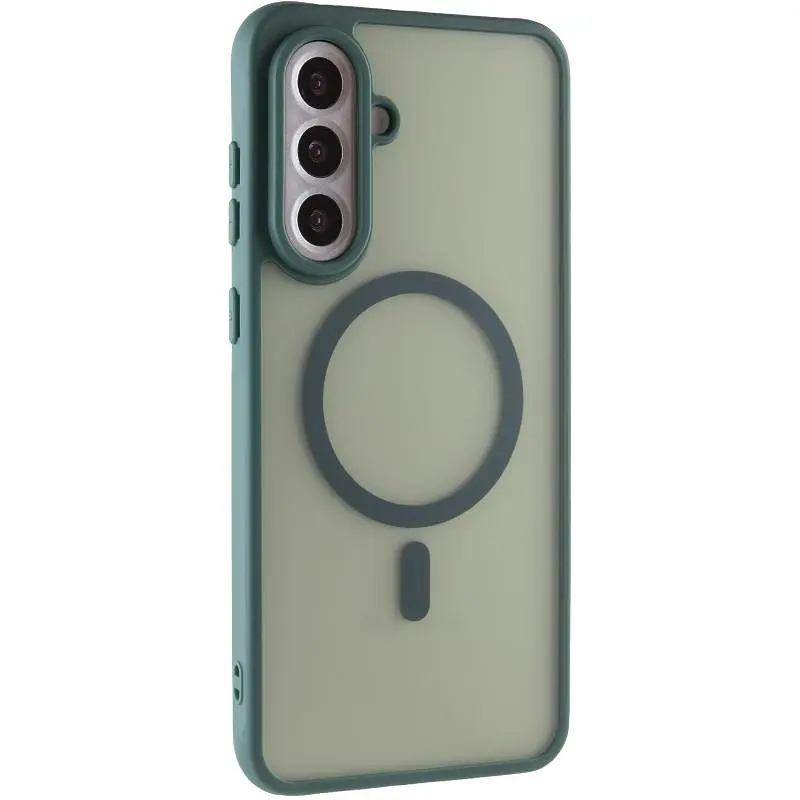 Чохол TPU Bloom with MagSafe для Samsung Galaxy S25 FE Green - фото 2