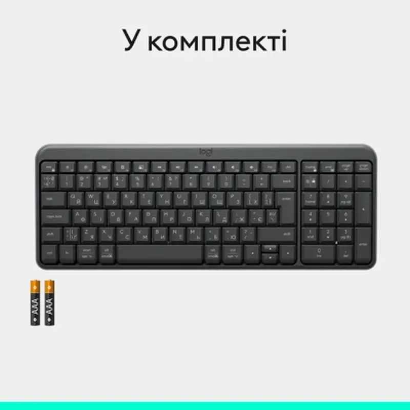 Клавіатура Logitech K250 Bluetooth UA Graphite (920-013822) - фото 8