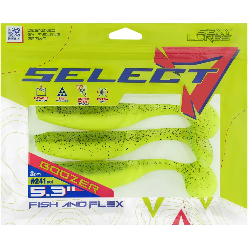 Силікон Select Boozer SE 5.3" 241 (3 шт/уп) - фото 2