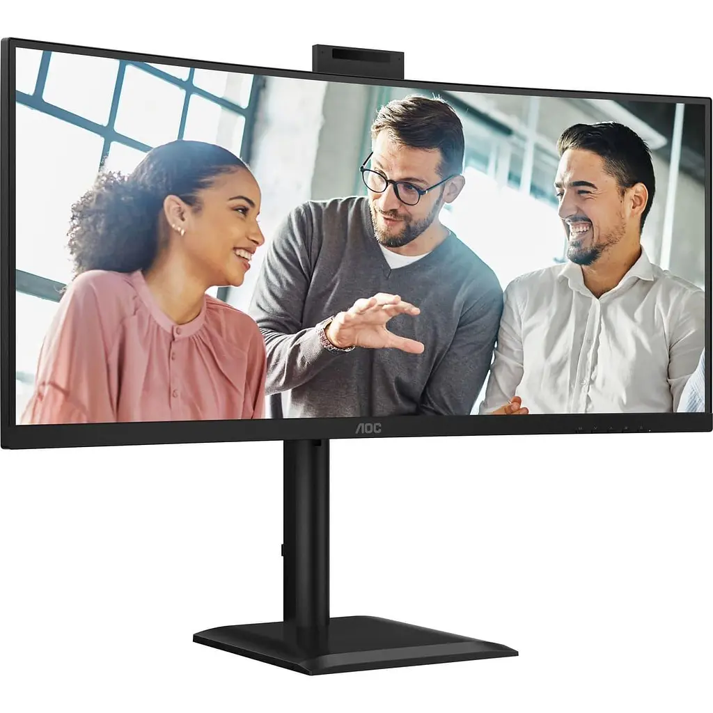 Монітор AOC 34" CU34E4CW Curved UWQHD VA 120Hz (CU34E4CW) - фото 4