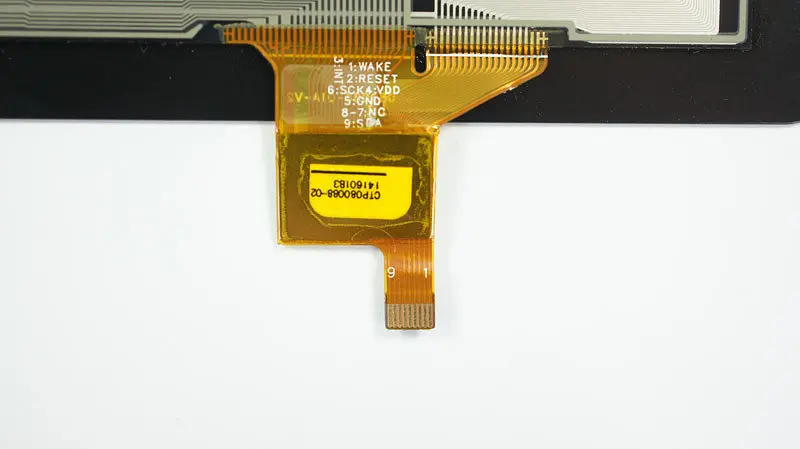 Тачскрін (сенсорне скло) Teclast для Taipower P85a PB80DR8371 8 зовнішній розмір 204*159 мм робоча частина 162х121мм 6 pin чорний - фото 3