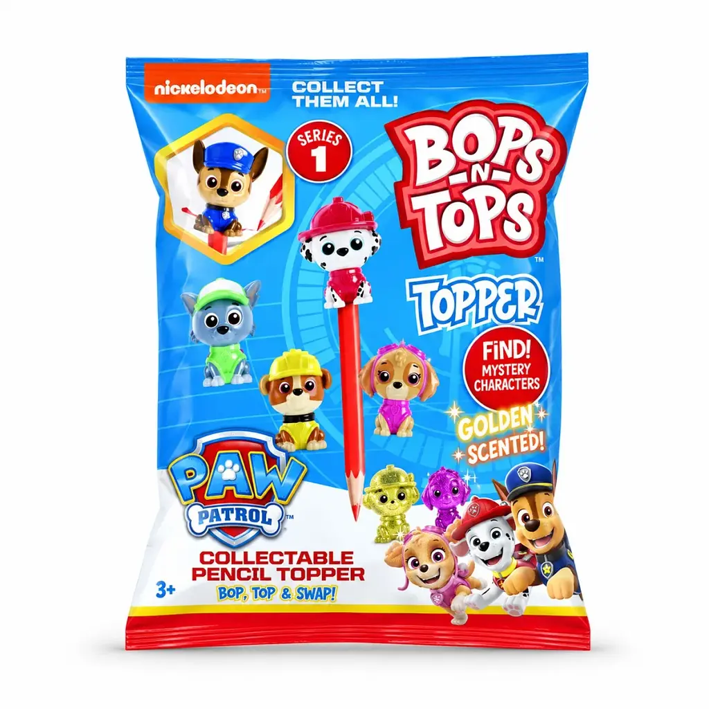 Колекційна фігурка-топер HTI серії "Bops & Tops" – ЩЕНЯЧИЙ ПАТРУЛЬ (в асорт.)
