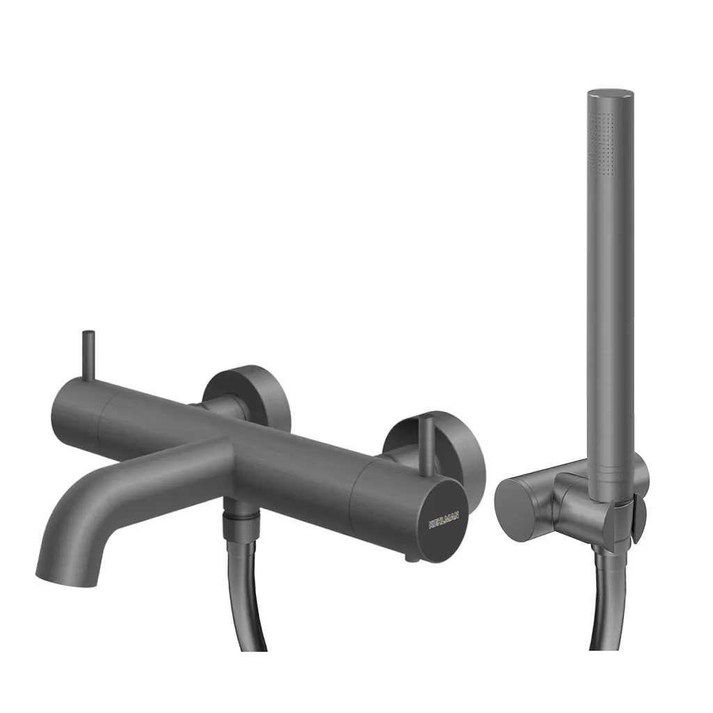 Термостат для ванни Kohlman Axel graphite настінний KPL-QW710AG, Графит