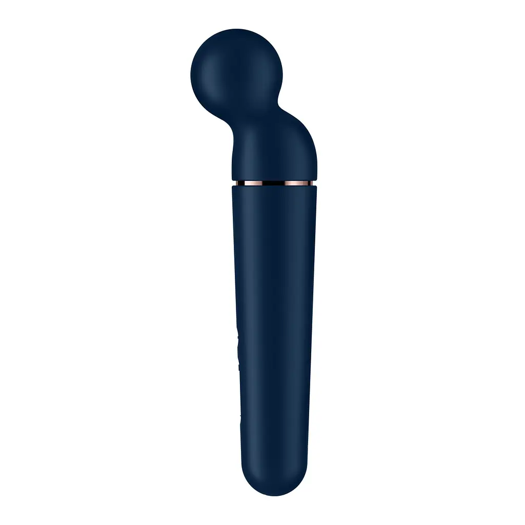 Вібромасажер Satisfyer Planet Wand-er Blue/Rosegold - фото 2