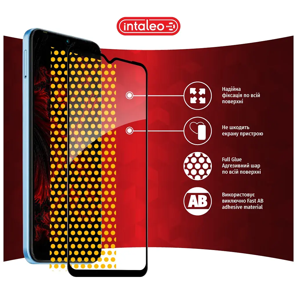 Скло захисне Intaleo Full Glue ZTE Blade A71 Black (1283126515620) - фото 7