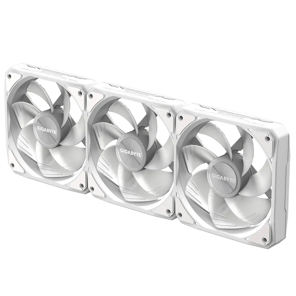 Вентилятор Gigabyte EZ Chain RVS Fan 120 Ice 3-Pack White (GP-GBT EZRVSFAN1203 ICE) - фото 2