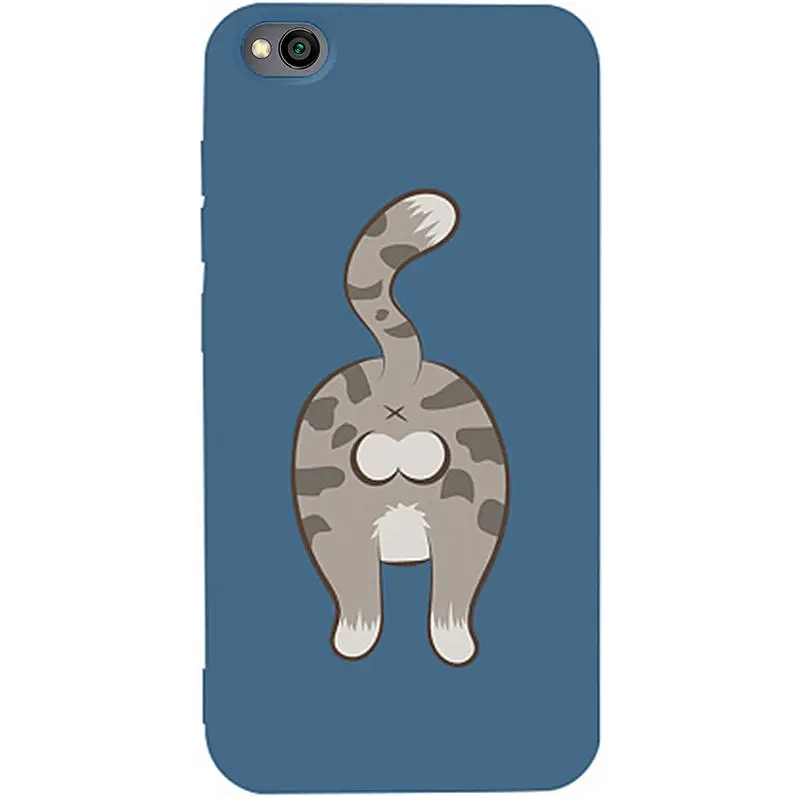 Чохол-накладка Toto Matt TPU 2 mm Print Case Xiaomi Redmi Go #62 Catzad Navy Blue