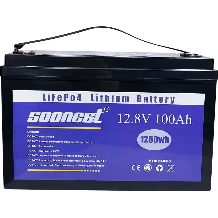 Аккумулятор SOONEST LiFePO4 12V (12.8V/100Ah/1280Wh) (SOONEST-12100) [164640] - фото 2