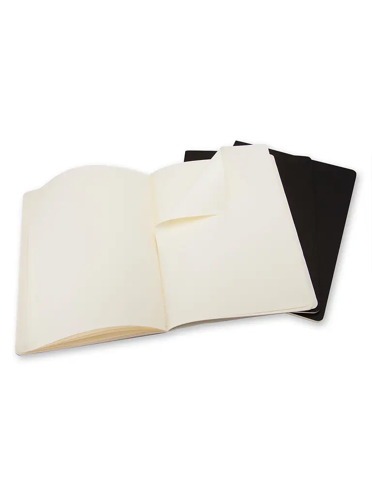 Записник Moleskine Cahier великий, Нелінований Чорний (QP323) - фото 3