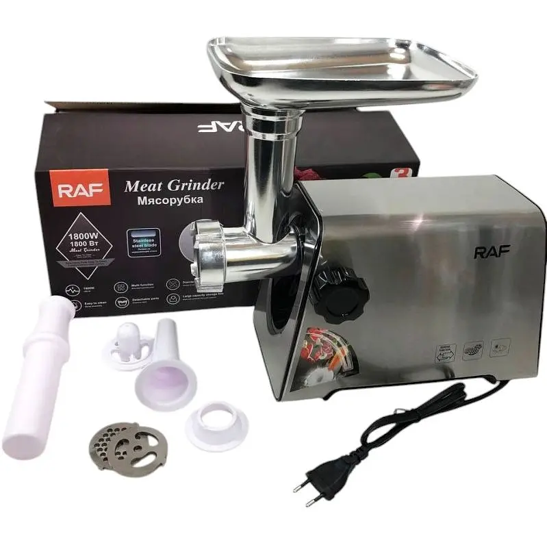 М'ясорубка потужна RAF R-3397 реверс (41538-R 3397_1756) - фото 13