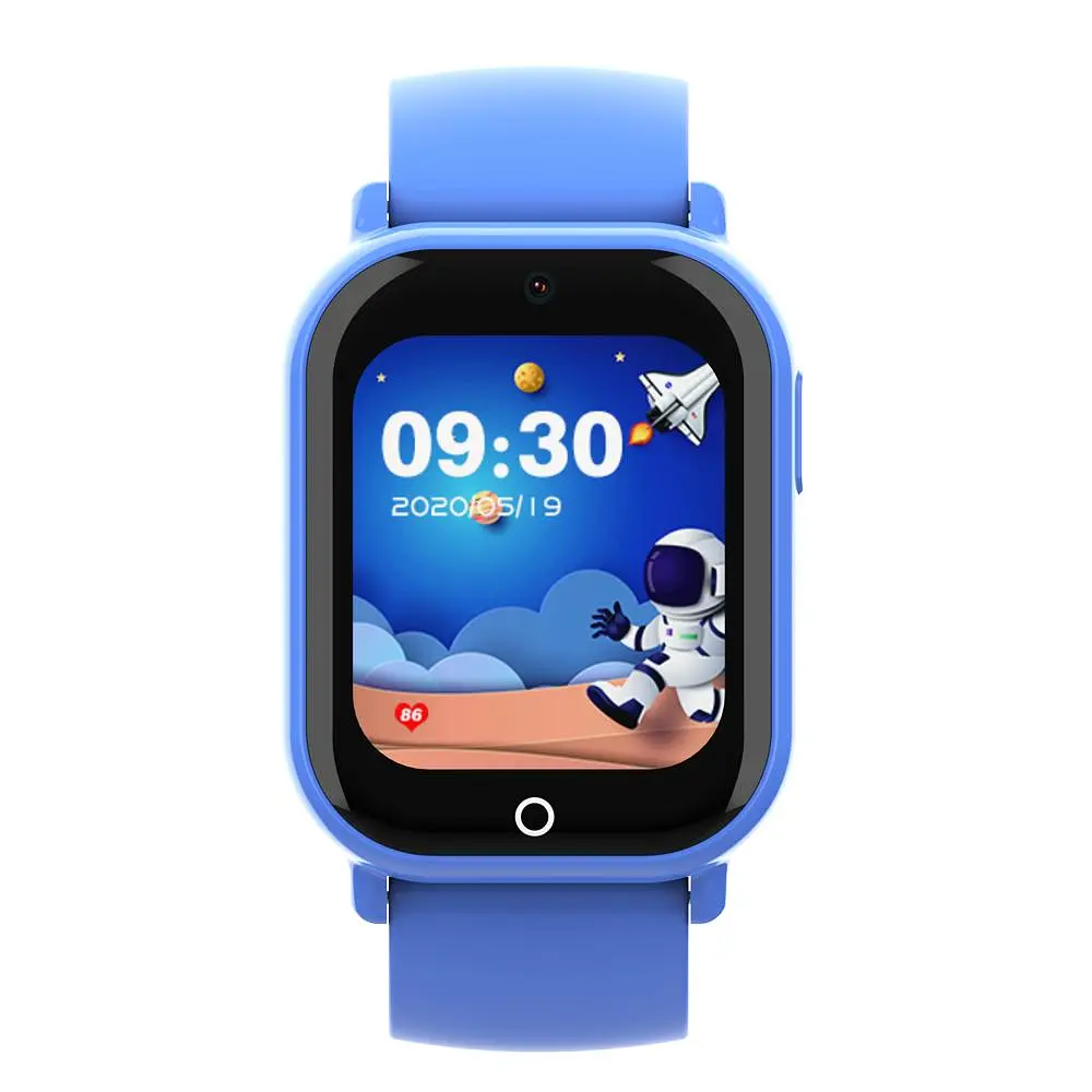 Дитячий смарт годинник Lemfo M05 4G з GPS трекером, відеодзвінками, SIM-картою, камерою, прослуховуванням, кнопкою SOS та геозоною для дітей Синій - фото 2