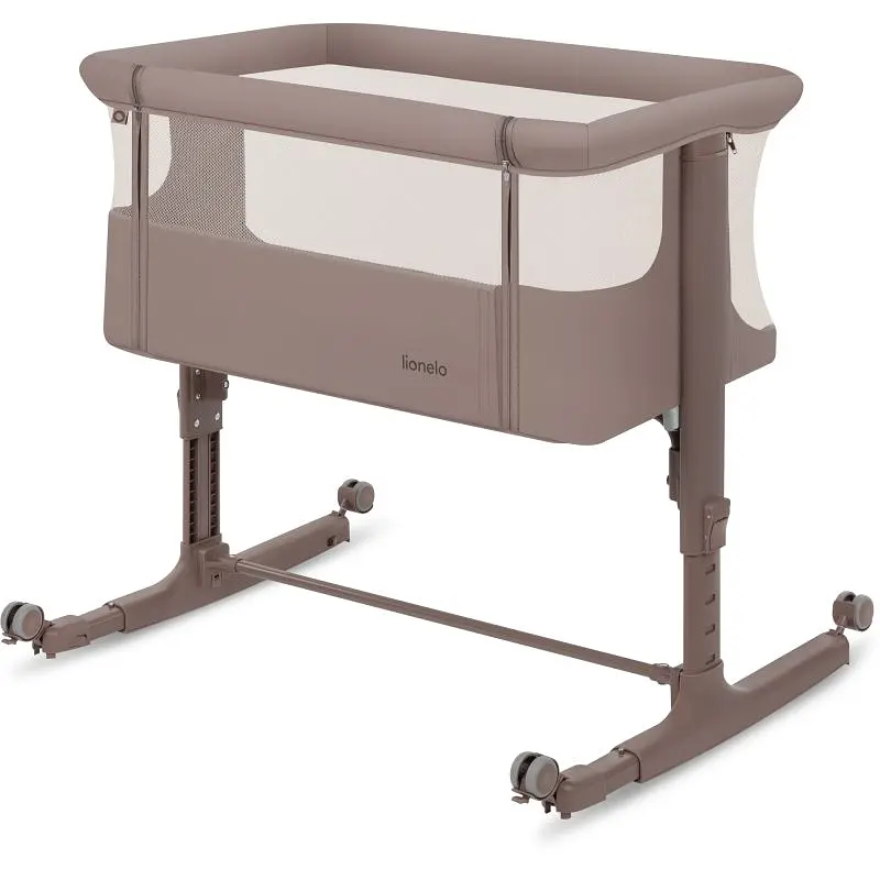 Приставная кроватка Lionelo Aurora 3 в 1 Beige Taupe (LO-AURORA BEIGE TAUPE) - фото 3