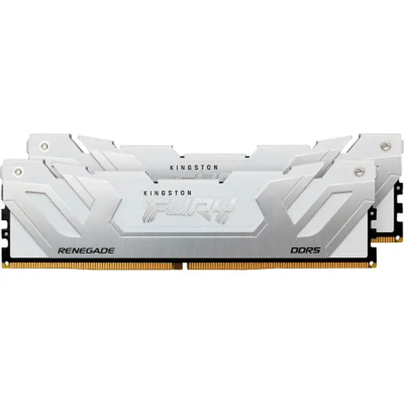 Модуль пам'яті для комп'ютера DDR5 48GB (2x24GB) 8800 MHz Renegade White/Silver Kingston Fury (ex.HyperX) (KF588CU42RWK2-48) - фото 2