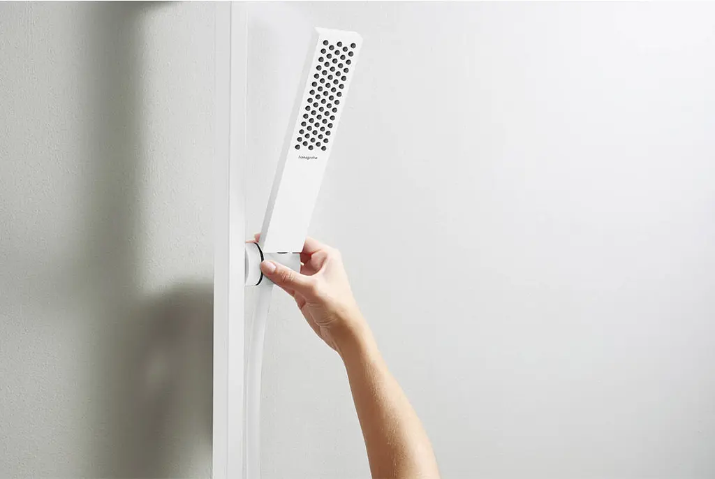 Душовий гарнітур Hansgrohe Pulsify E EcoSmart+ зі штангою 90 см matt white 24381700 - фото 3