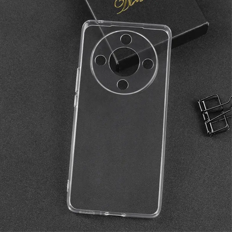 TPU чохол Epik Transparent 1.5 mm Full Camera для Huawei Magic6 Lite Безбарвний прозорий - фото 2