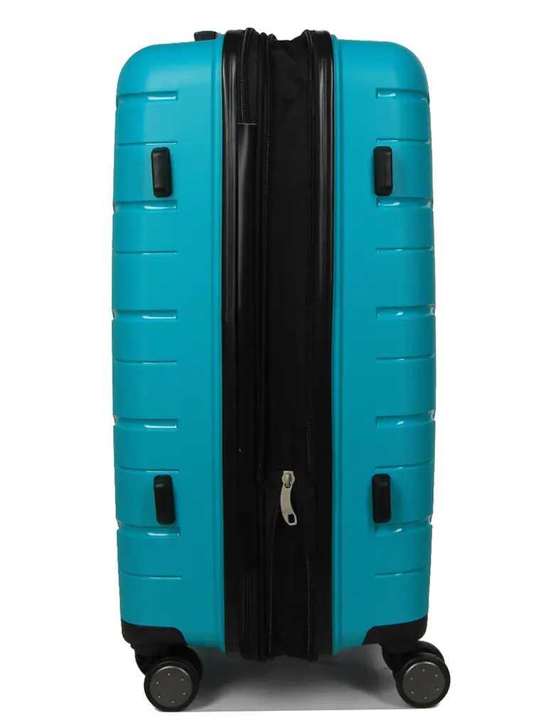Валіза середня M поліпропілен Worldline Airtex 282 74л 64×41×26см Бірюзова - фото 6