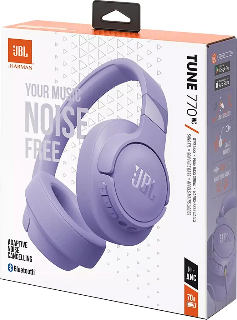 Навушники JBL Tune 770NC Purple (JBLT770NCPUR) [88241] - фото 12