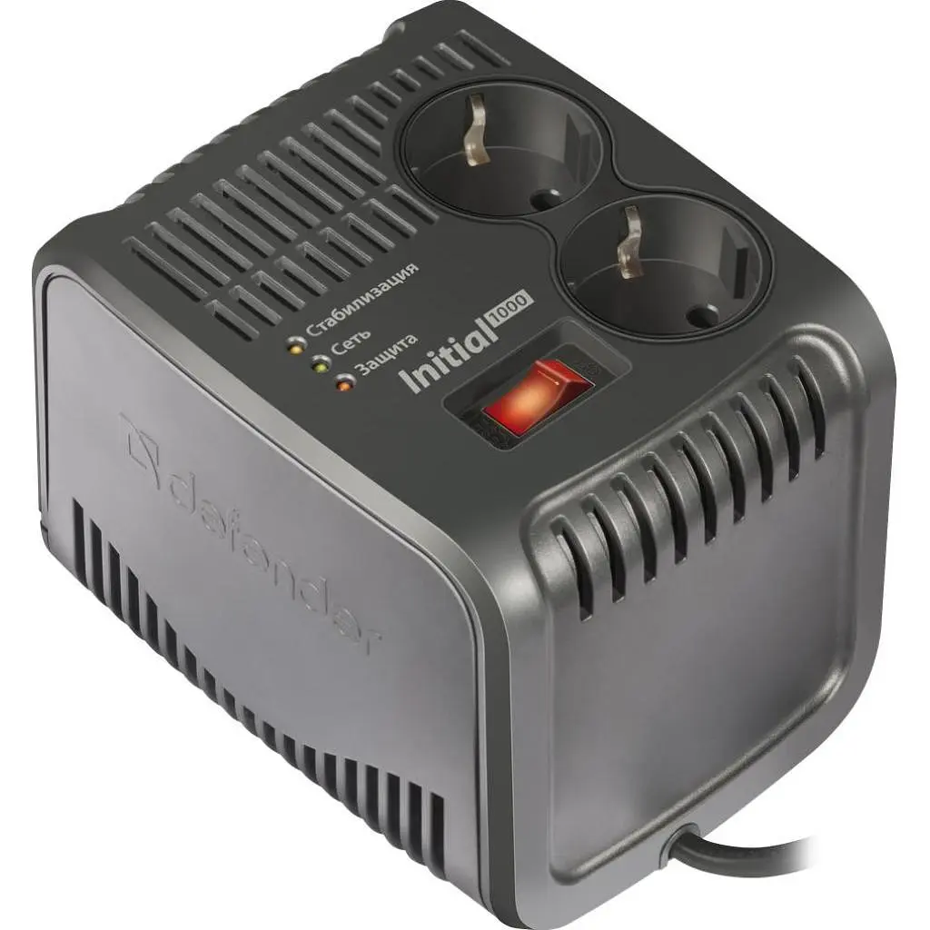 Мережевий фільтр Defender AVR Typhoon 600 (99032) - фото 2