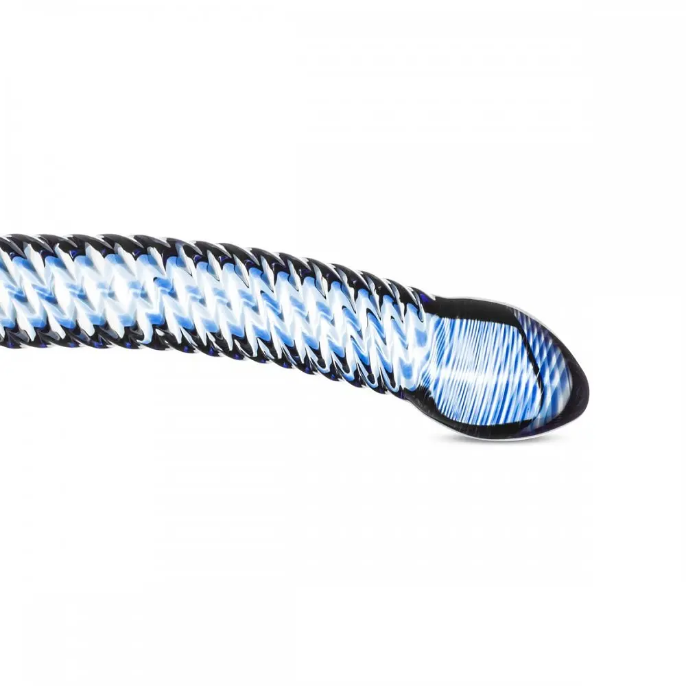 Стеклянный дилдо Gildo Glass Dildo No. 5, 18х3.5 см - фото 3