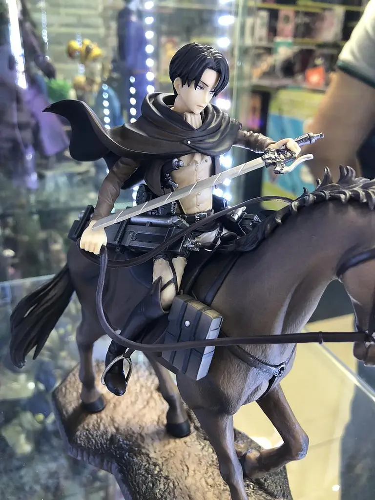 Фігурка Banpresto Капрал Леві верхом на коні Атака Титанів Attacco on Titano Levi 18 см АТ LE 22.241 - фото 8