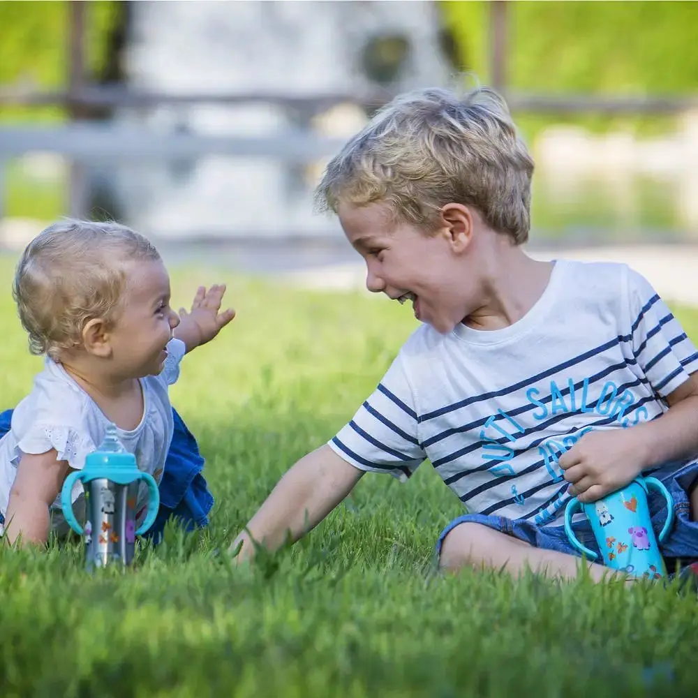 Термопоїльник Miniland Thermobaby Silver, з соскою, 180 мл, сріблястий (89188) - фото 3