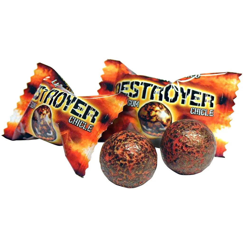 Блок жуйок Fini Destroyer Sour Shock Bubble Gum 200 шт - фото 4