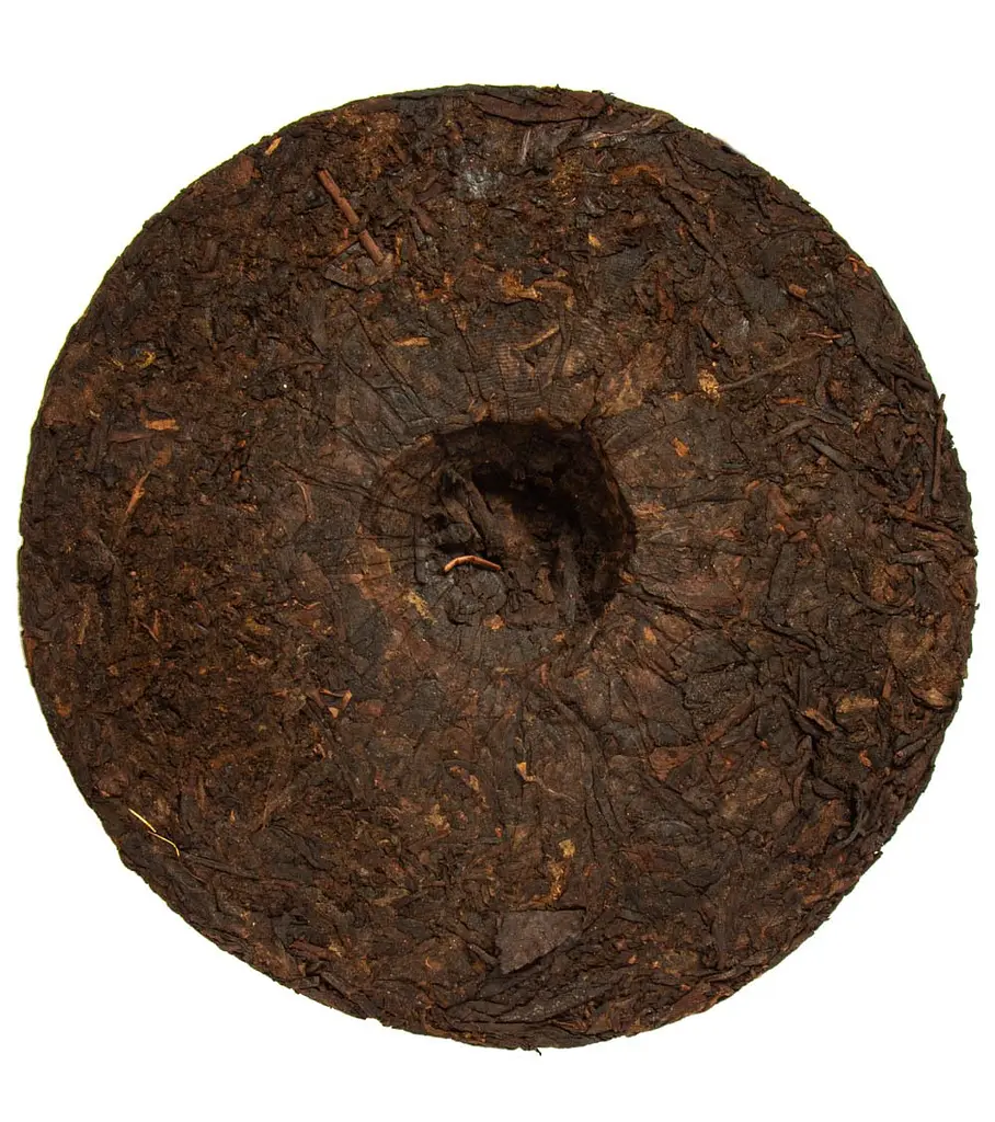 Шу Пу Эр Золотой Дракон 2006 г. - блинчик, 357 г - фото 5