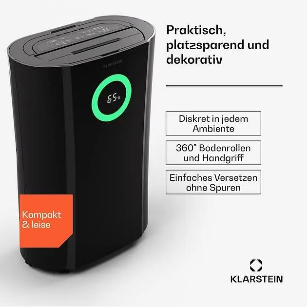 Осушувач повітря Klarstein DryFy Pro Connect 20л (10045550) - фото 3