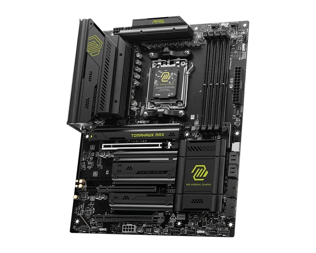 Материнская плата MSI MAG B850 TOMAHAWK MAX WIFI sAM5 B850 4xDDR5 M.2 HDMI WiFi BT ATX - фото 3