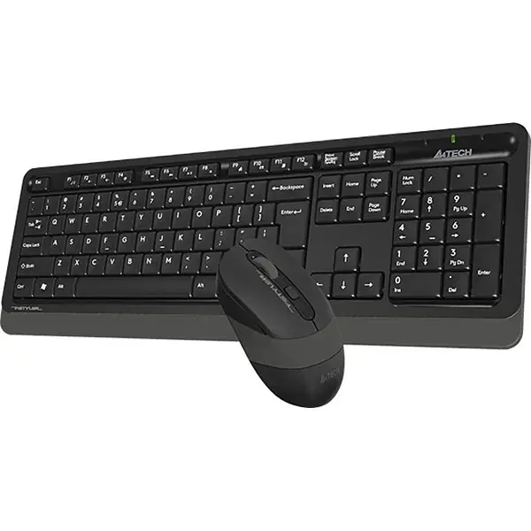 Комплект клавіатура + миша A4Tech Fstyler FG1010 Wireless Black/Grey [75005] - фото 3
