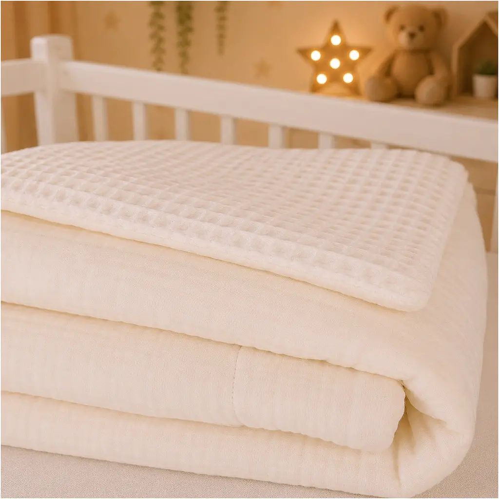 Плед дитячий MirSon Pure Muslin Milk 60х80 см (2200013892892)