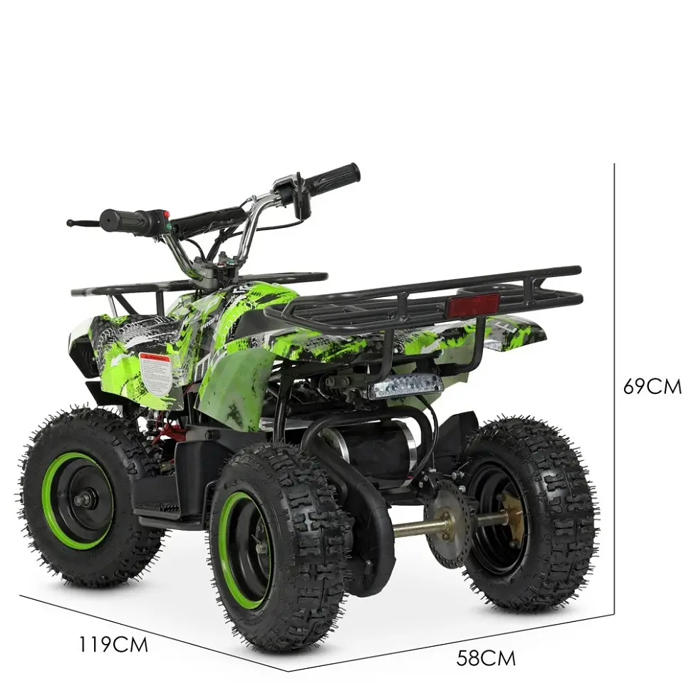 Дитячий електромобіль Квадроцикл Bambi HB-ATV800AS-5 Зелений - фото 7