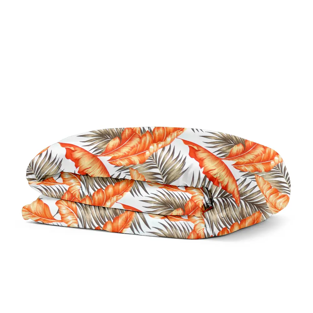 Комплект постільної білизни Cosas сімейний ORANGE PALMS CS1 2 x 160 x 220 см (PalmBeigeOrange_Terrakot_160x2) - фото 4