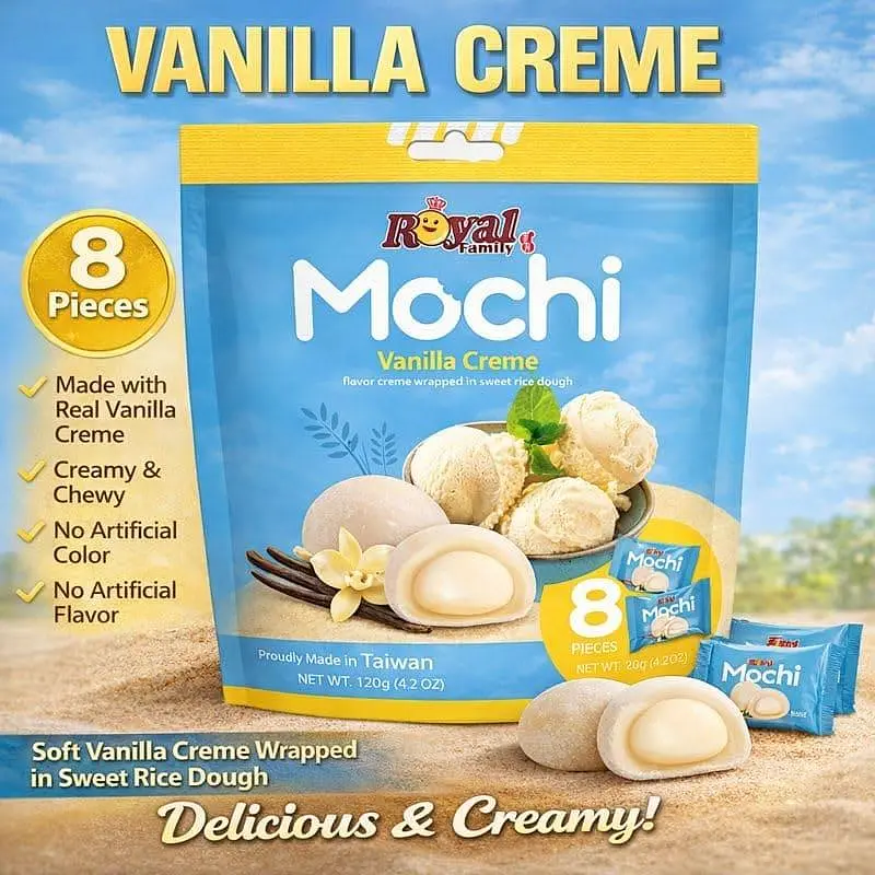 Моті Royal Family Mochi Vanilla Creme 120г - фото 5