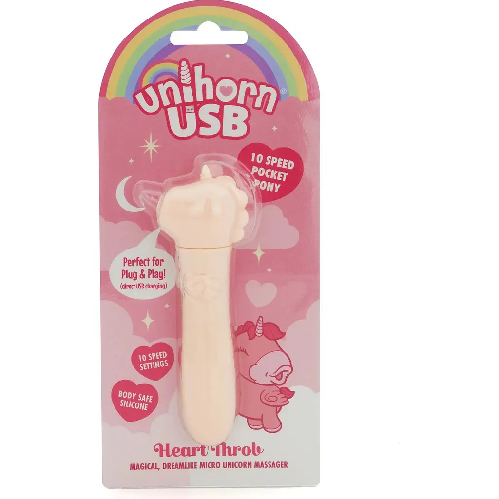 Вібратор Unihorn USB Bullet Heart Throb (SX2866) [150221] - фото 3
