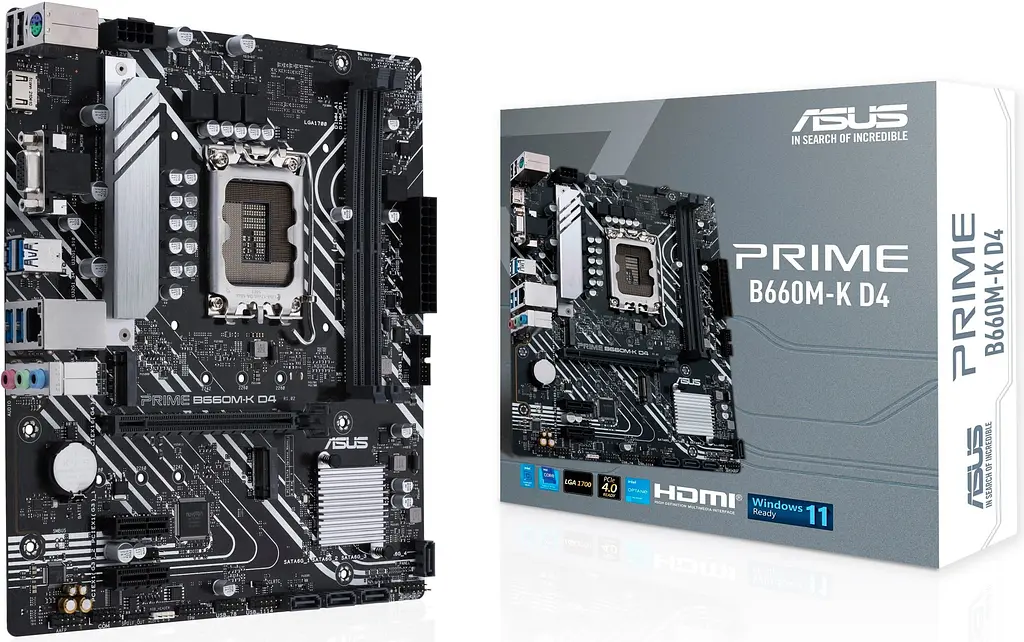 Материнская плата PRIME B660M-K D4 s1700 B660 2xDDR4 M.2 HDMI D-Sub mATX Asus teh0018972 - фото 9