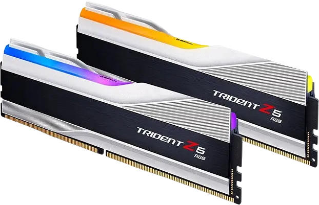 Оперативна пам'ять G.Skill 32GB (2x16GB) DDR5 7200MHz Trident Z5 RGB Silver (F5-7200J3445G16GX2-TZ5RS) - фото 2