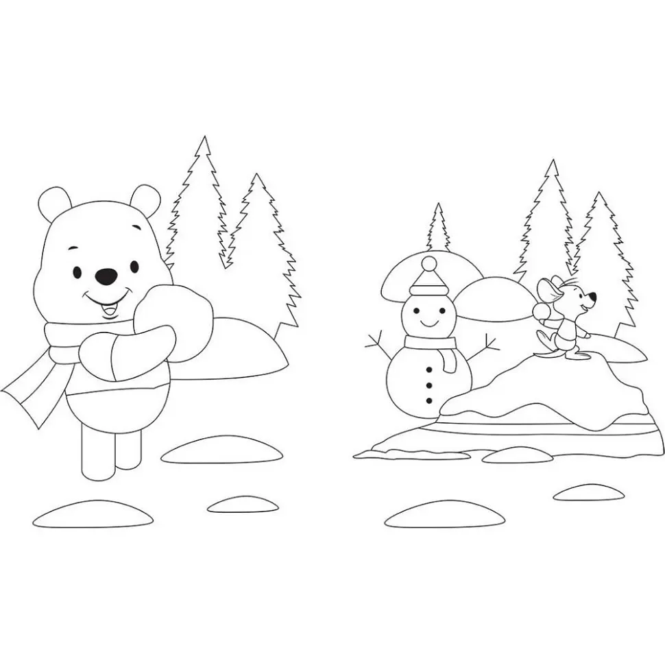 Раскраска "Игра с цветом. Винни Пух" Ранок 1426004 Disney Малыш, 12 страниц - фото 2