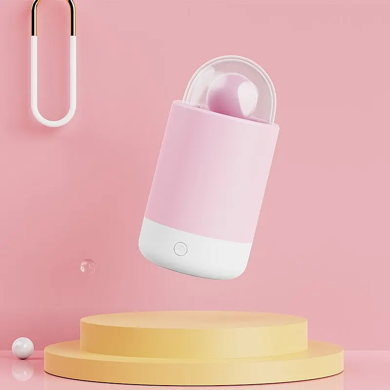 Вібратор-цукерка на паличці KISSTOY Pink Pop, зарядний кейс-нічник, 10 режимів вібрації - фото 7