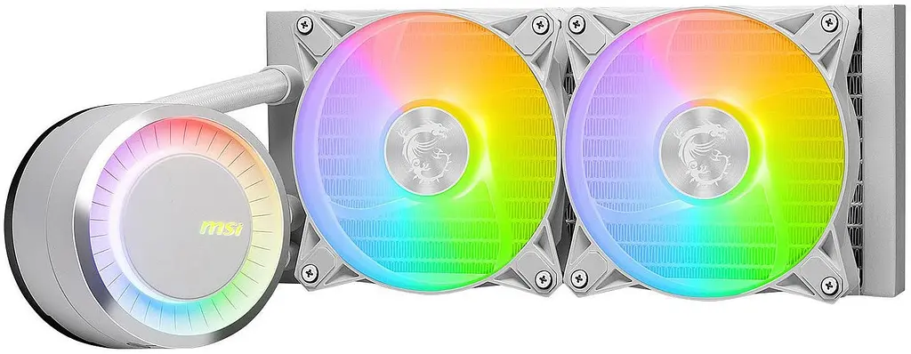 Водяне охолодження MSI MAG CoreLiquid E240 ARGB White (MAG CORELIQUID E240 White) Б/В - фото 3