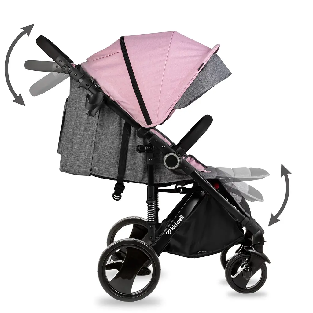 Прогулянкова коляска Kidwell Carell Pink - фото 5
