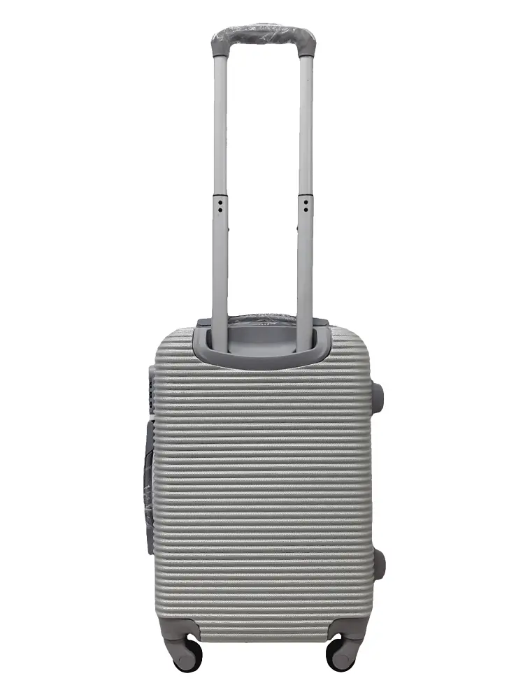 Валіза маленька S ABS-пластик Milano bag 004 56,5×39×24см 40л Срібна - фото 3