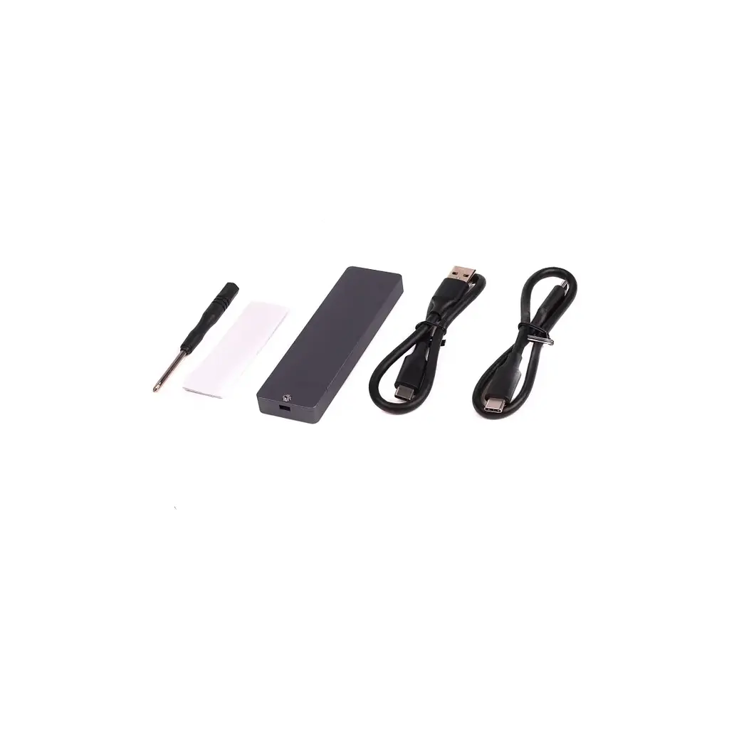 Кишеня зовнішня Maxxter M.2 NVMe & SATA SSD to USB-C 10Gbps black (EHDE-2280D-01) - фото 3