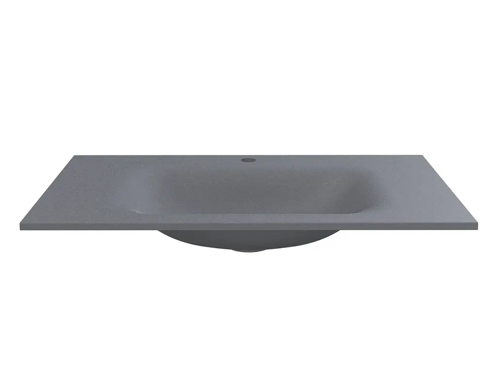 Умивальник Miraggio JESSEL 800 GRAY (0001467) Mirasoft, Матовий, Накладний/Врізний, Сірий - фото 3