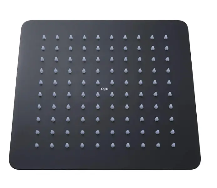 Душова система універсальна Qtap Sloup Black Matt термостатична з полицею QTSL57T105VNKBB - фото 6
