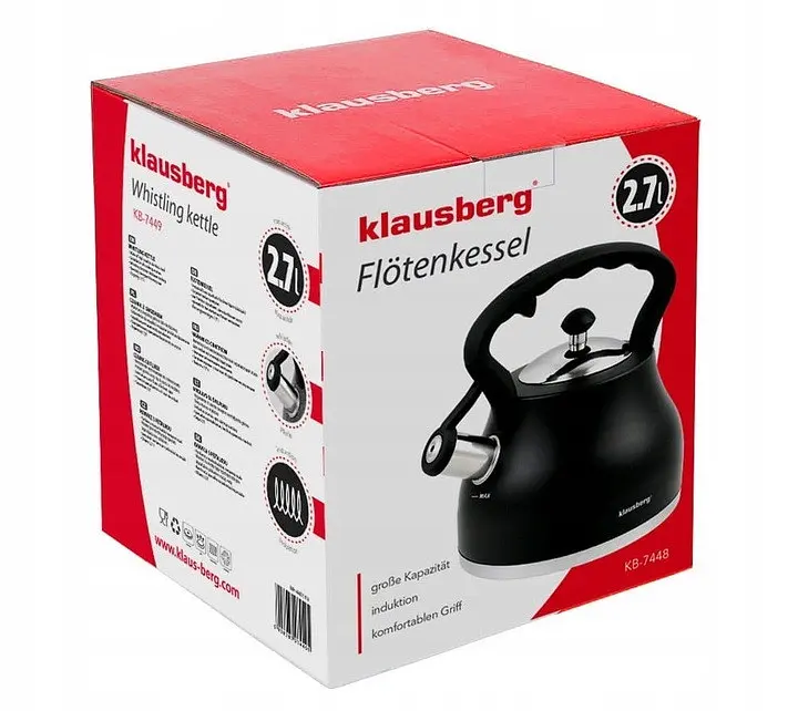 Чайник із свистком Klausberg KB-7448 2.7 л. - фото 8
