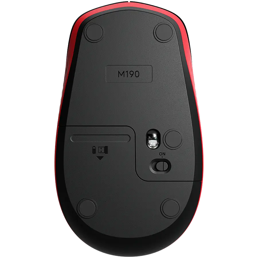 Миша Logitech M190 Wireless Червоний (910-005908) - фото 5
