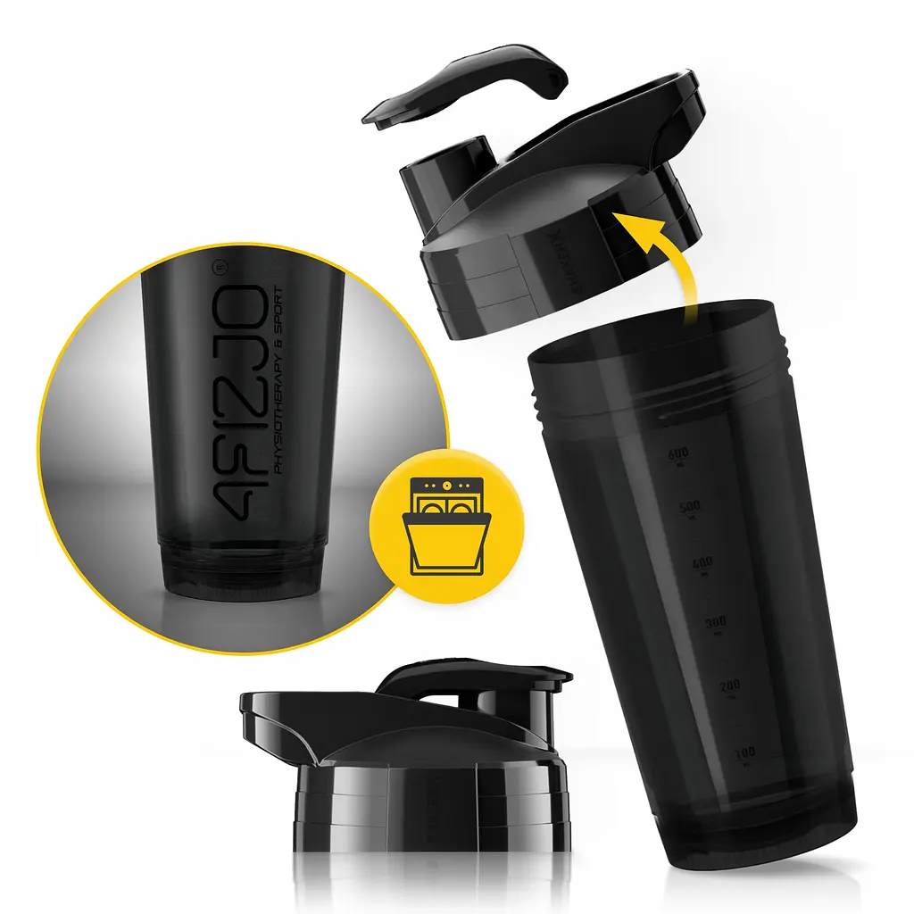 Шейкер спортивный 4FIZJO Ultra 700 мл Black (P-5905973407090) - фото 10