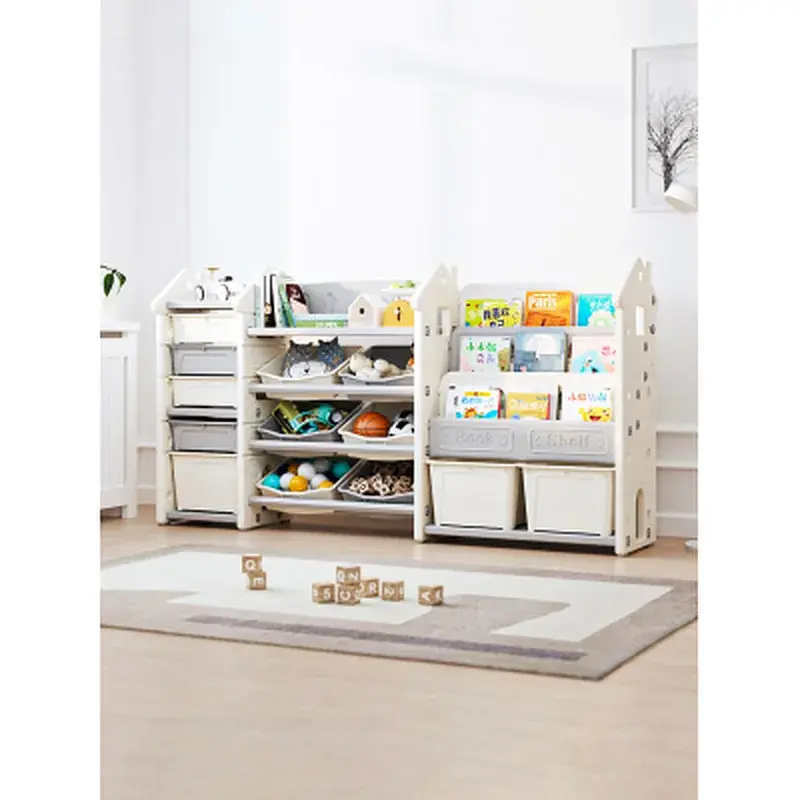 Дитячий стелаж Mealux Line White (KD-E196 White) - фото 2