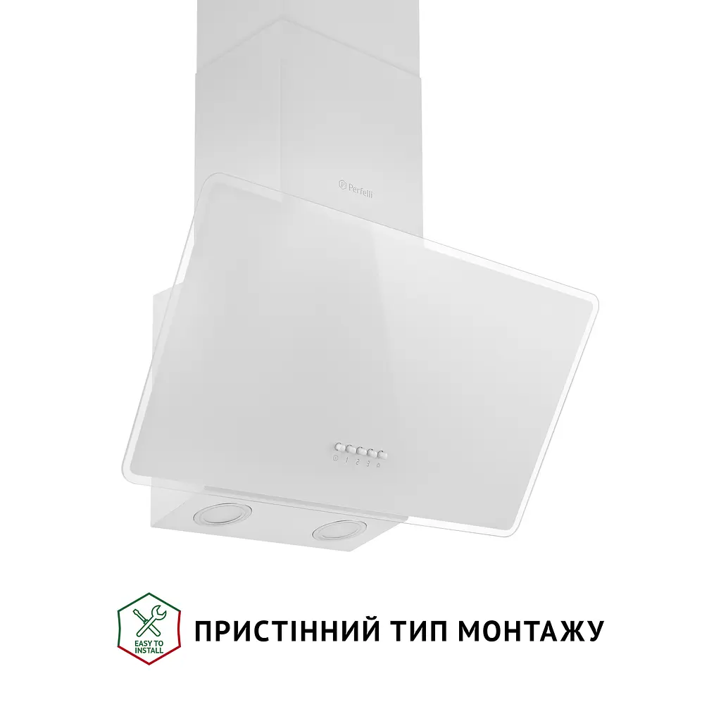 Витяжка декоративна похила PERFELLI VICCO 6HM BIANCO - фото 2